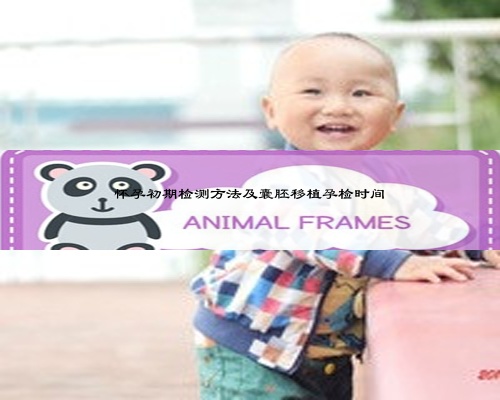 怀孕初期检测方法及囊胚移植孕检时间