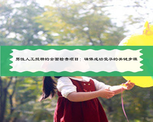 男性人工授精的全面检查项目：确保成功受孕的关键步骤